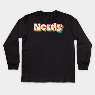 Nerdy Kids Long Sleeve T-Shirt